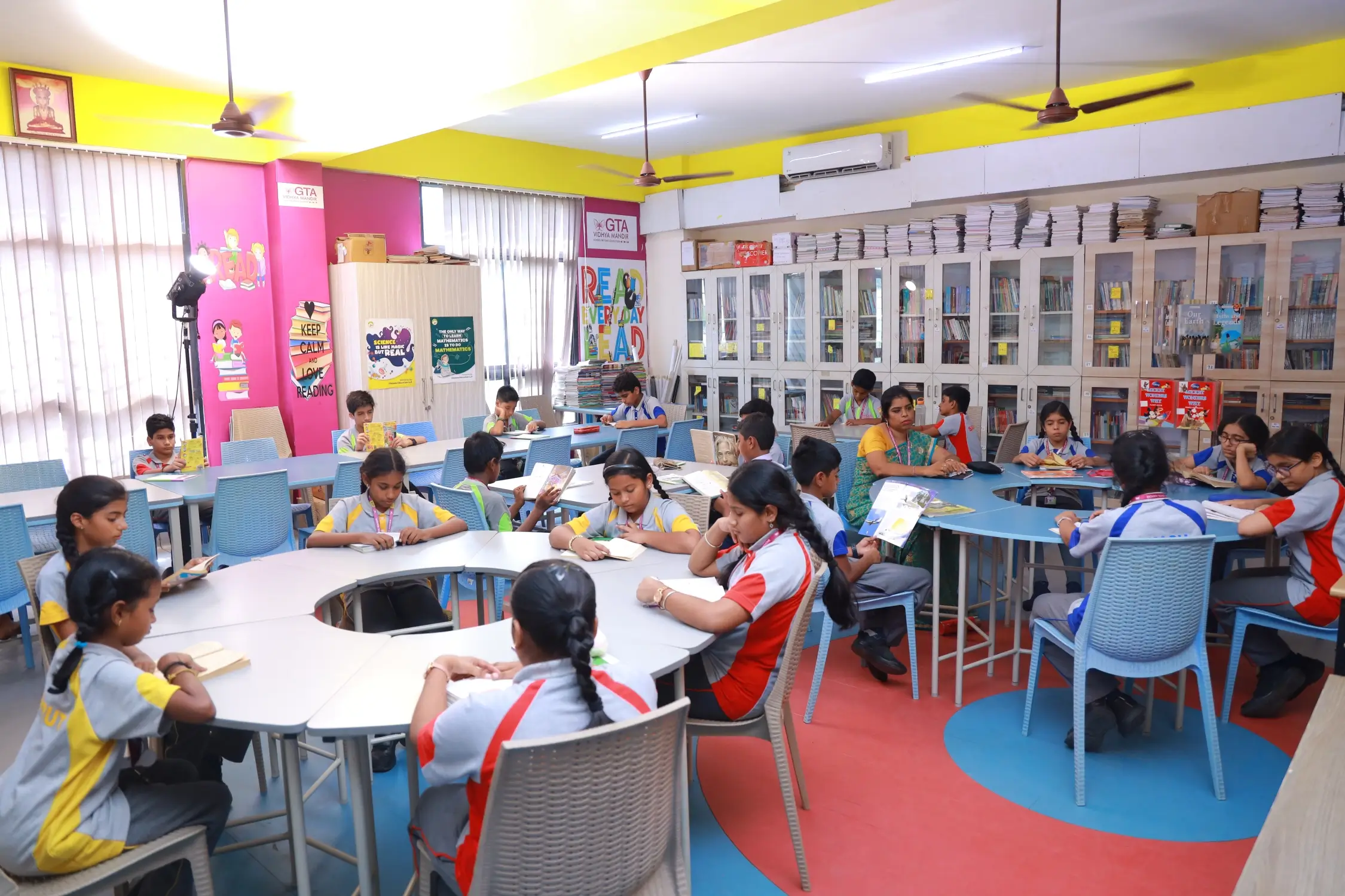 Library at GTA Vidhya Mandir