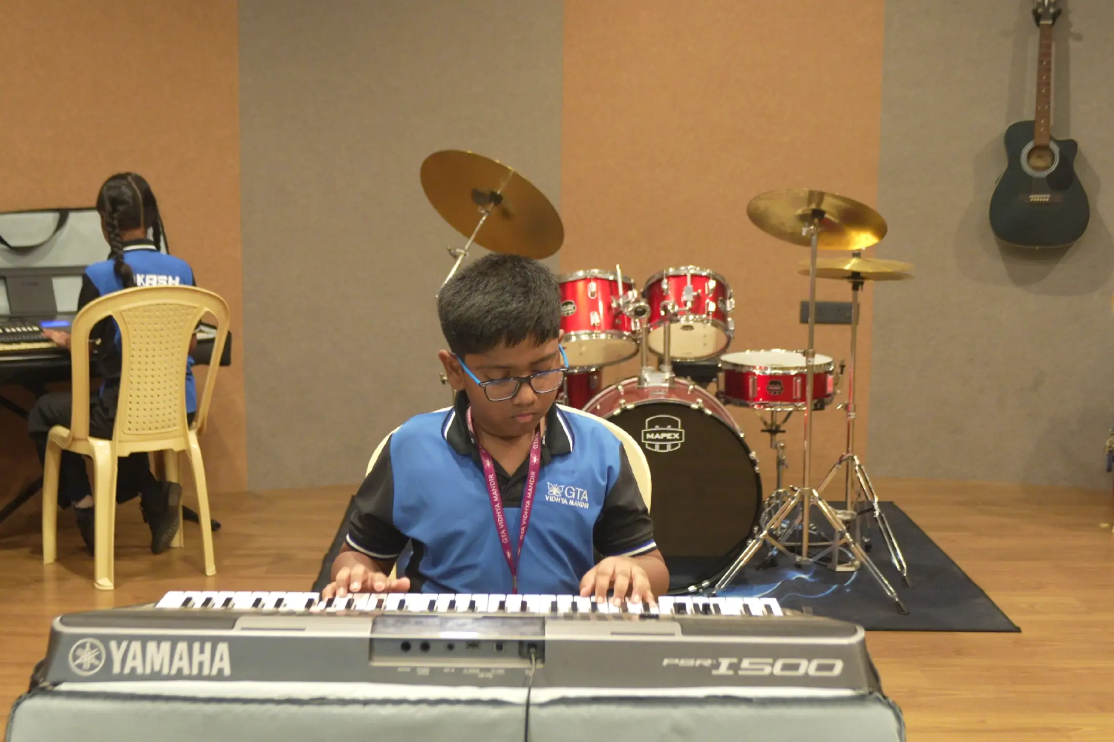 Music room at GTA Vidhya Mandir