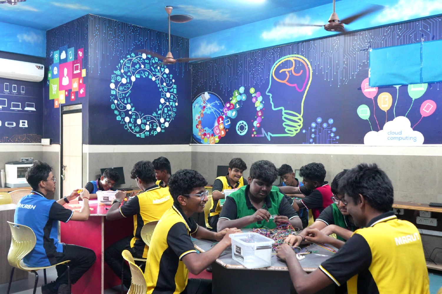 Robotics lab at GTA Vidhya Mandir